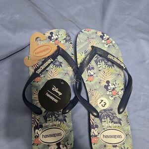 Havaianas Disney Flip Flops with Mickey Mouse
